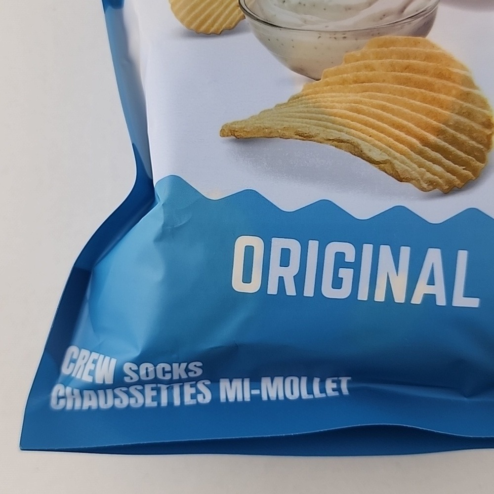 NWT Ruffles 1 Boxer + 2 Crew Socks Snack Bag Aisle Original Flavour M (31-33) - Picture 11 of 15